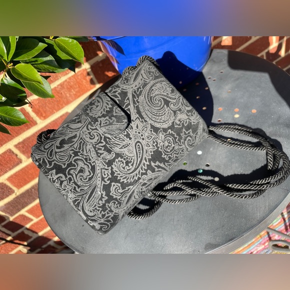 Lovely Vintage Paisley Ande Cross Body Evening Bag - Picture 8 of 10